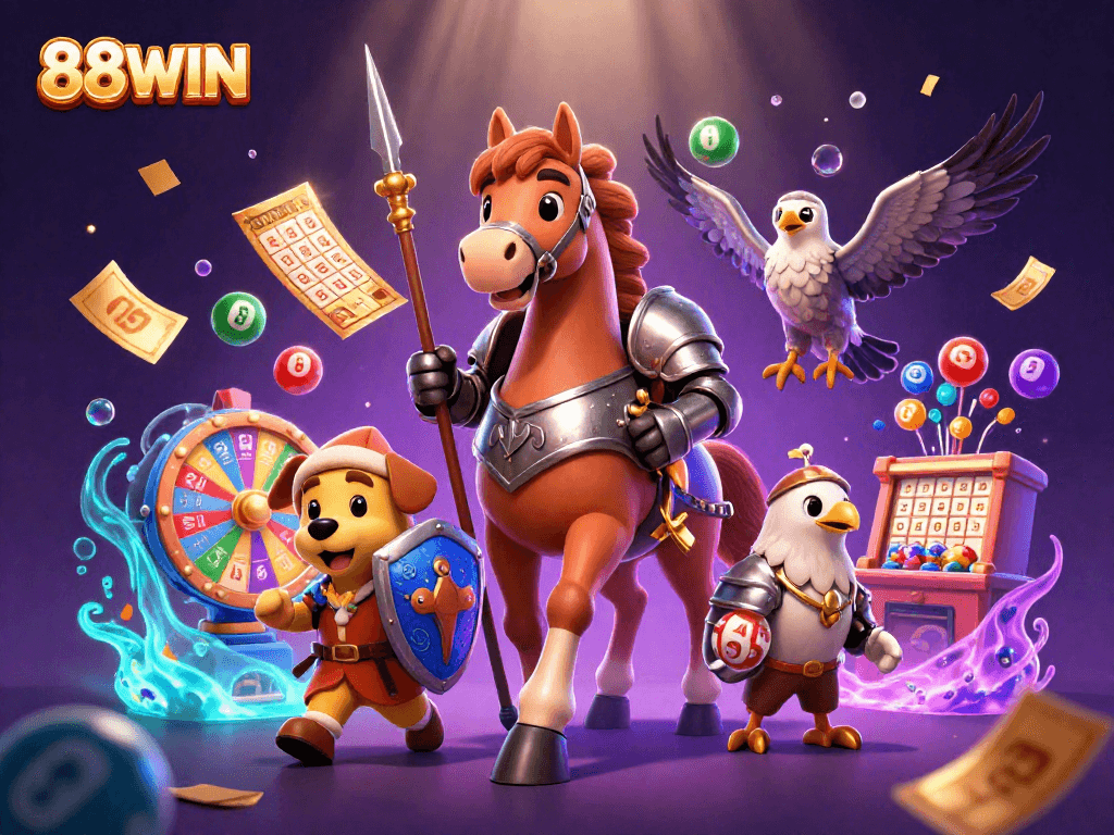Experience thrilling gameplay with 88WIN's vibrant gaming scene full of excitement and prizes.
