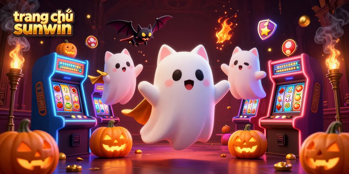 Experience enchanting wins with the trang chủ sunwin ghost cat and bat in a festive casino.